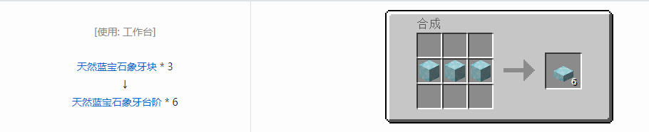 我的世界虚无世界3象牙块合成表大全