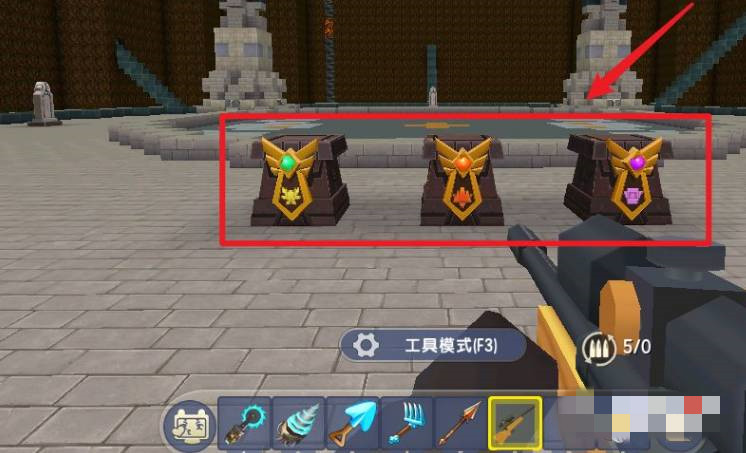 迷你世界如何激活火山祭坛