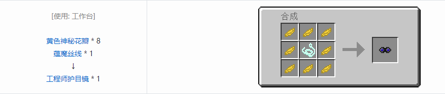 我的世界植物魔法装饰性饰品合成表大全