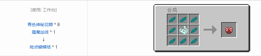 我的世界植物魔法装饰性饰品合成表大全