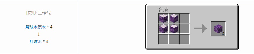 我的世界虚无世界3建筑方块合成表大全