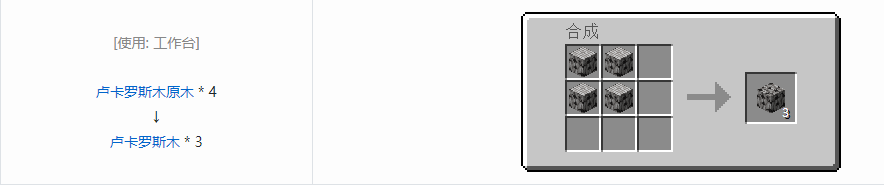 我的世界虚无世界3建筑方块合成表大全