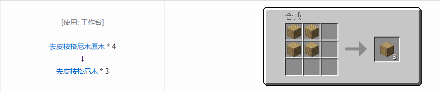 我的世界虚无世界3建筑方块合成表大全