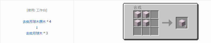 我的世界虚无世界3建筑方块合成表大全