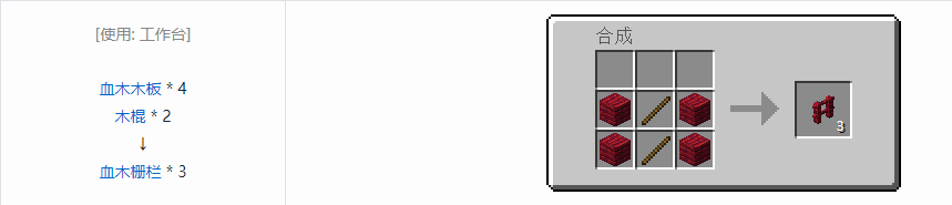 我的世界虚无世界3建筑方块合成表大全