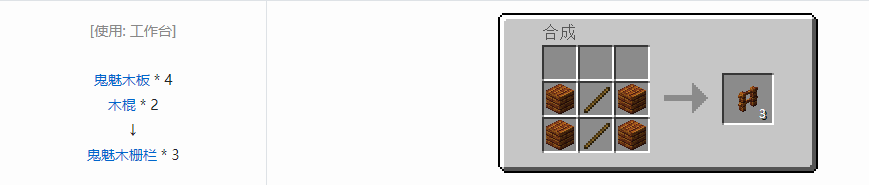 我的世界虚无世界3建筑方块合成表大全