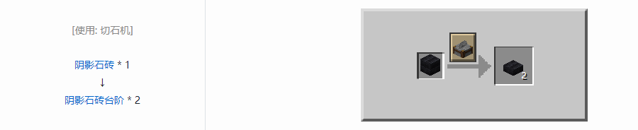 我的世界诡厄巫法阴影石装饰方块合成表大全