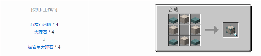 我的世界诡厄巫法大理石装饰方块合成表大全