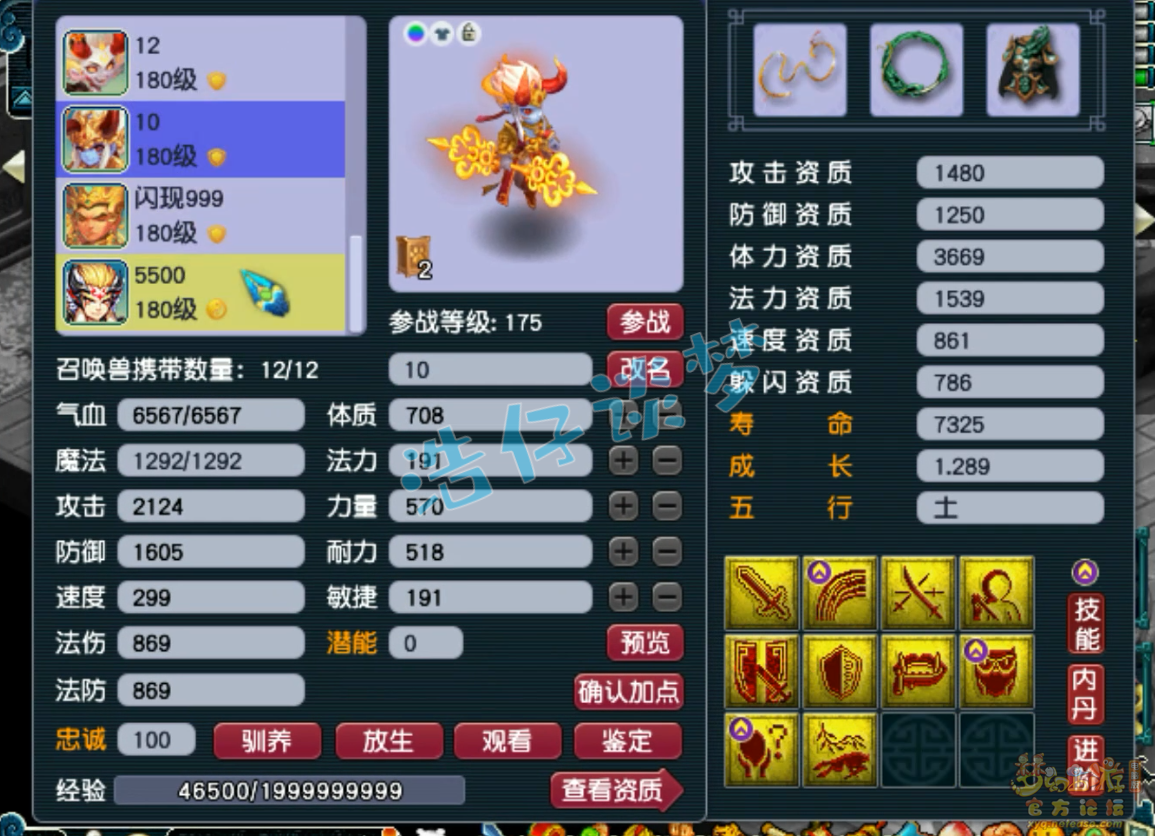 梦幻西游175级单挑力地府装备展示图