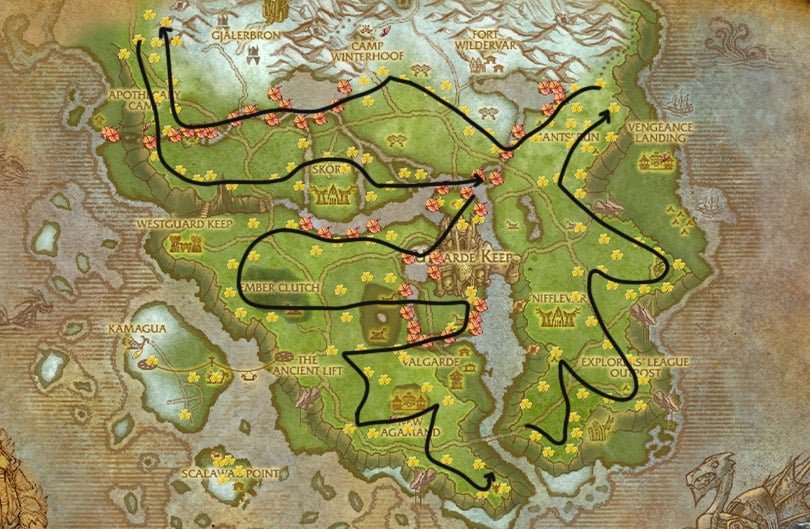 魔兽世界熊猫人之谜草药学1-600级升级攻略