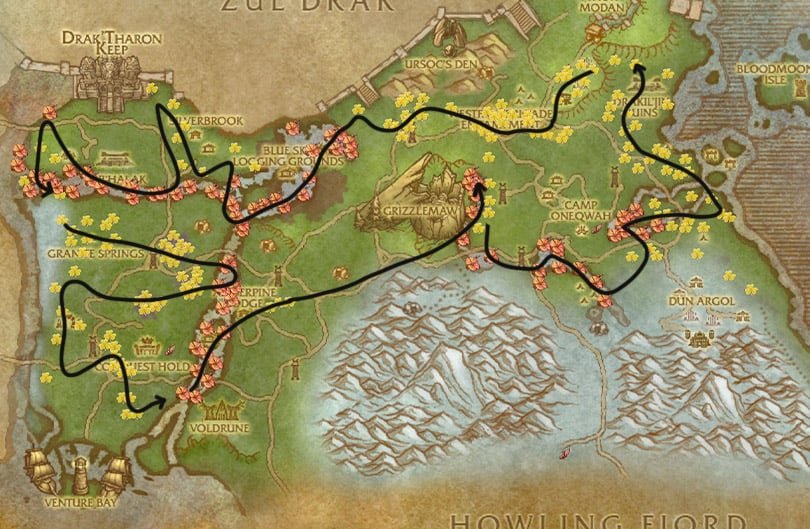 魔兽世界熊猫人之谜草药学1-600级升级攻略