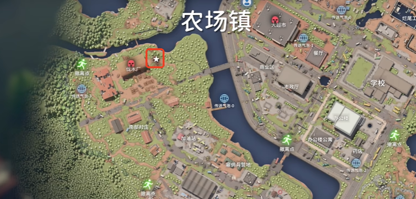 逃离鸭科夫接放快递位置在哪