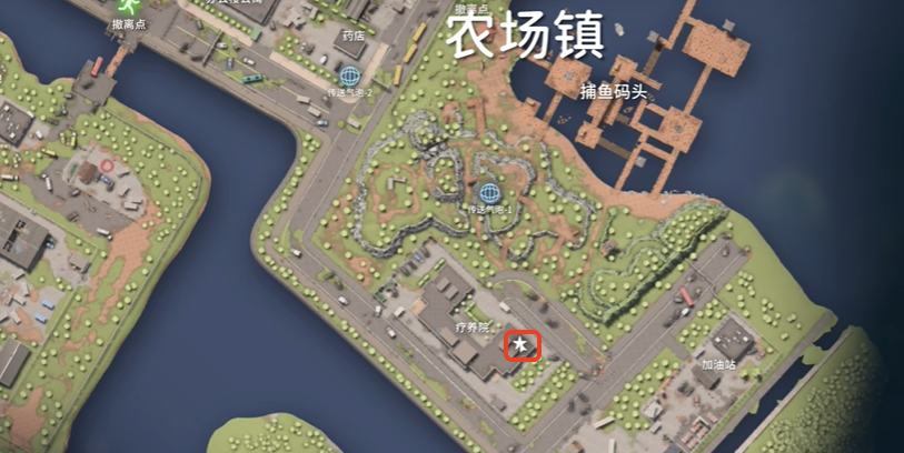 逃离鸭科夫接放快递位置在哪