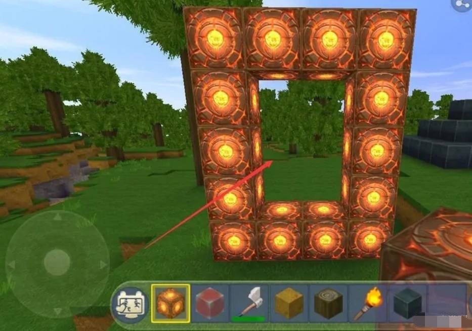 迷你世界地心传送门如何制作?