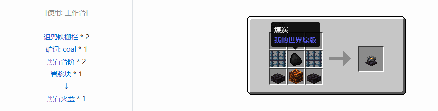 我的世界诡厄巫法建筑方块合成表大全