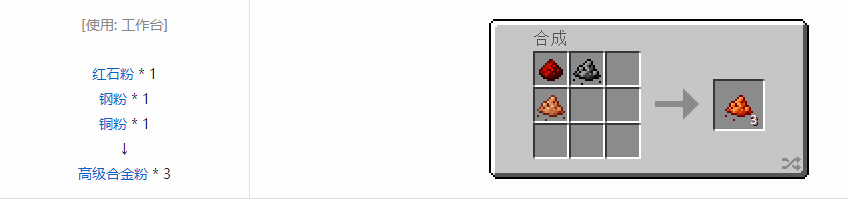 我的世界HBM的核科技模组粉末合成表大全