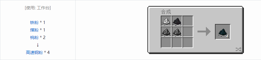 我的世界HBM的核科技模组粉末合成表大全