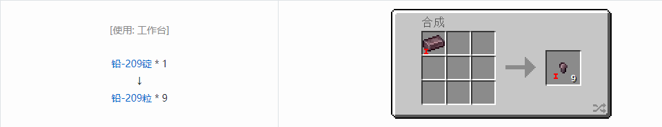 我的世界HBM的核科技模组粒合成表大全