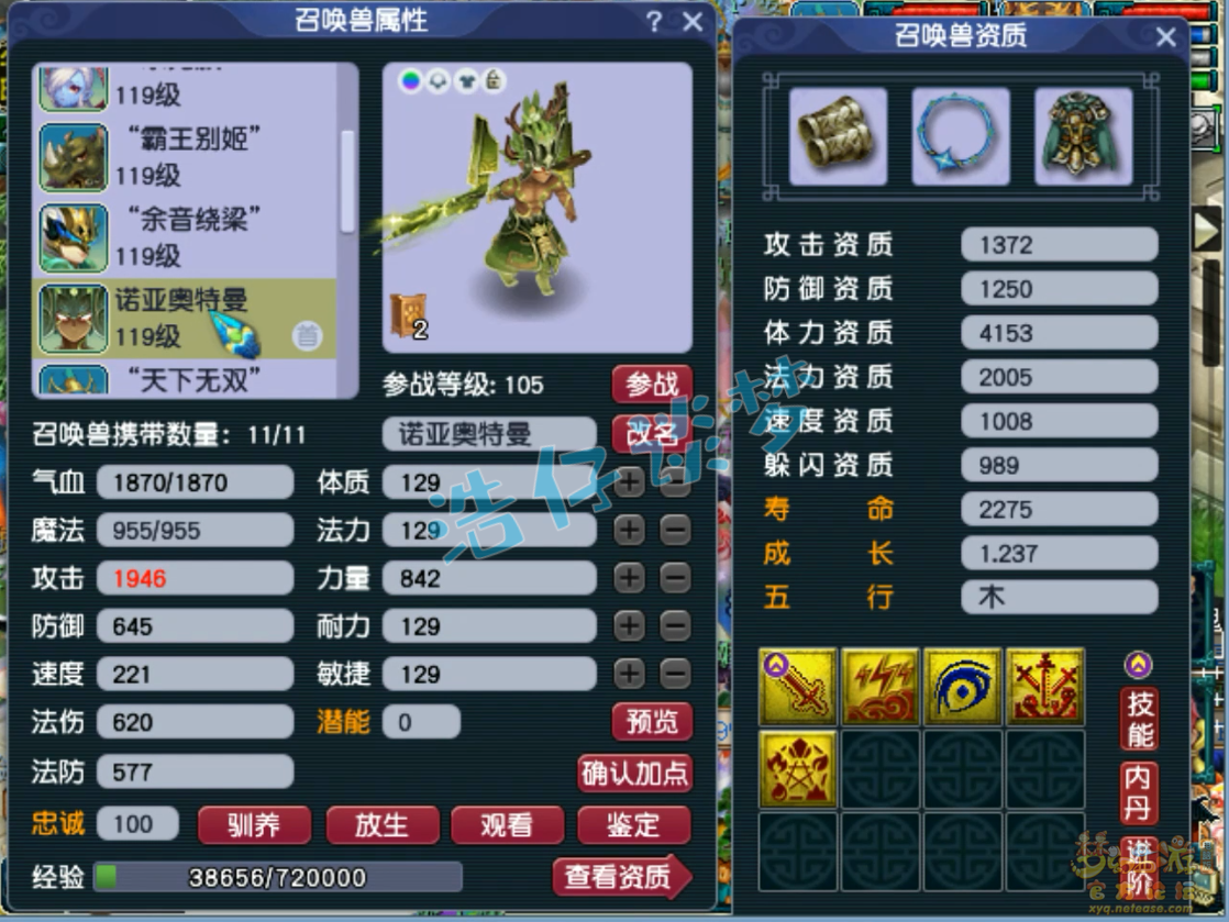 梦幻西游狮驼岭装备109级展示图