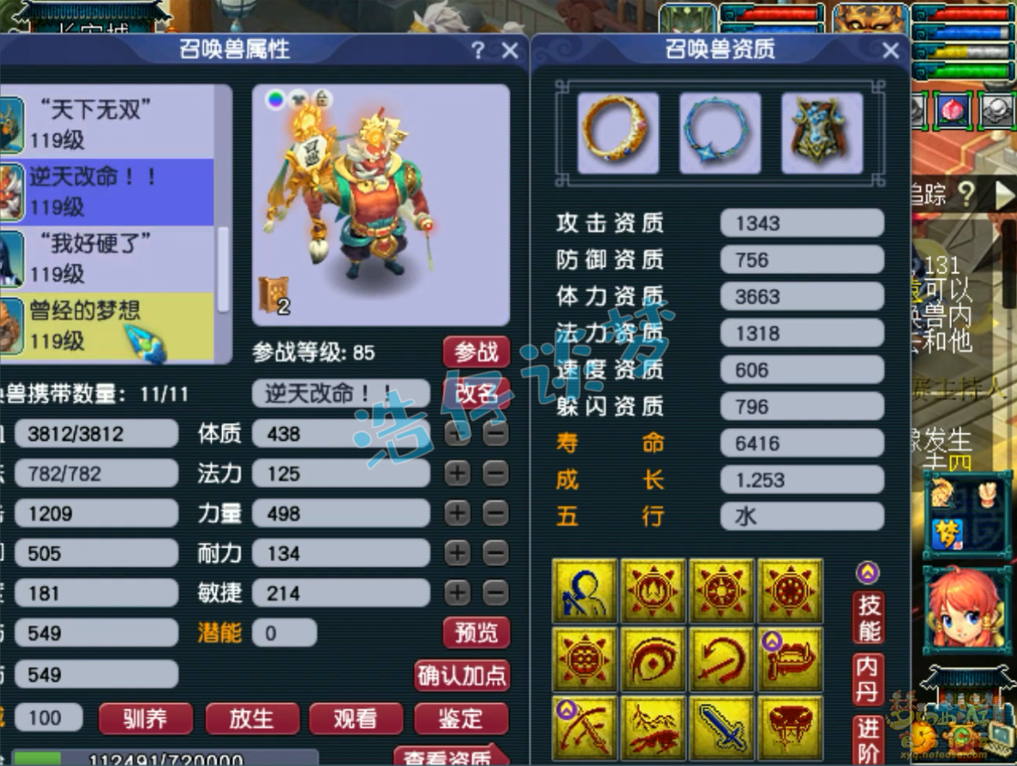 梦幻西游狮驼岭装备109级展示图