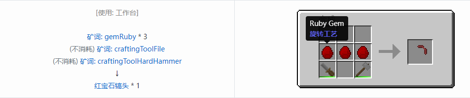 我的世界格雷科技社区版镐头合成表大全
