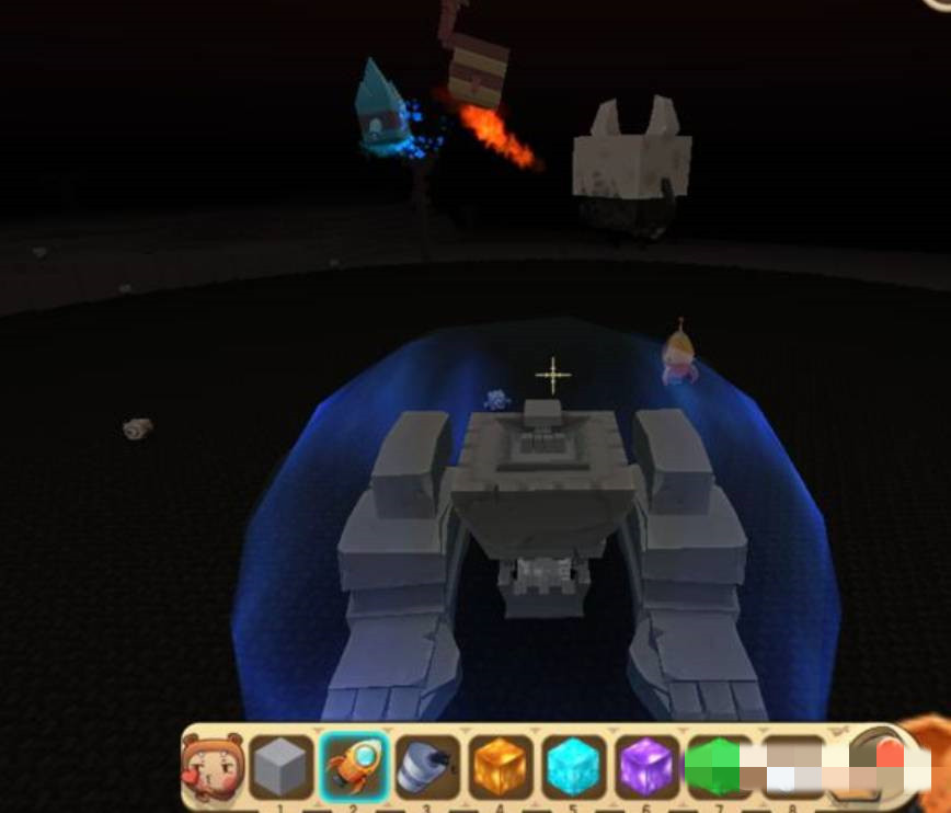 迷你世界怎样在月球召唤巨人