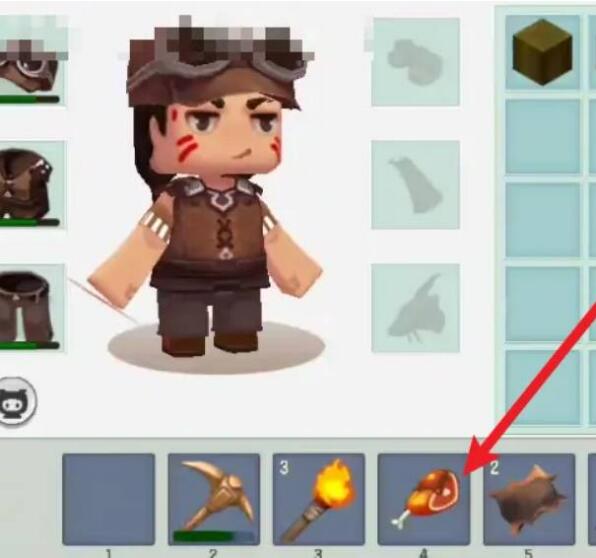 迷你世界如何进食和恢复血量