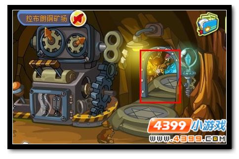 洛克王国拉布朗金矿场门怎么开