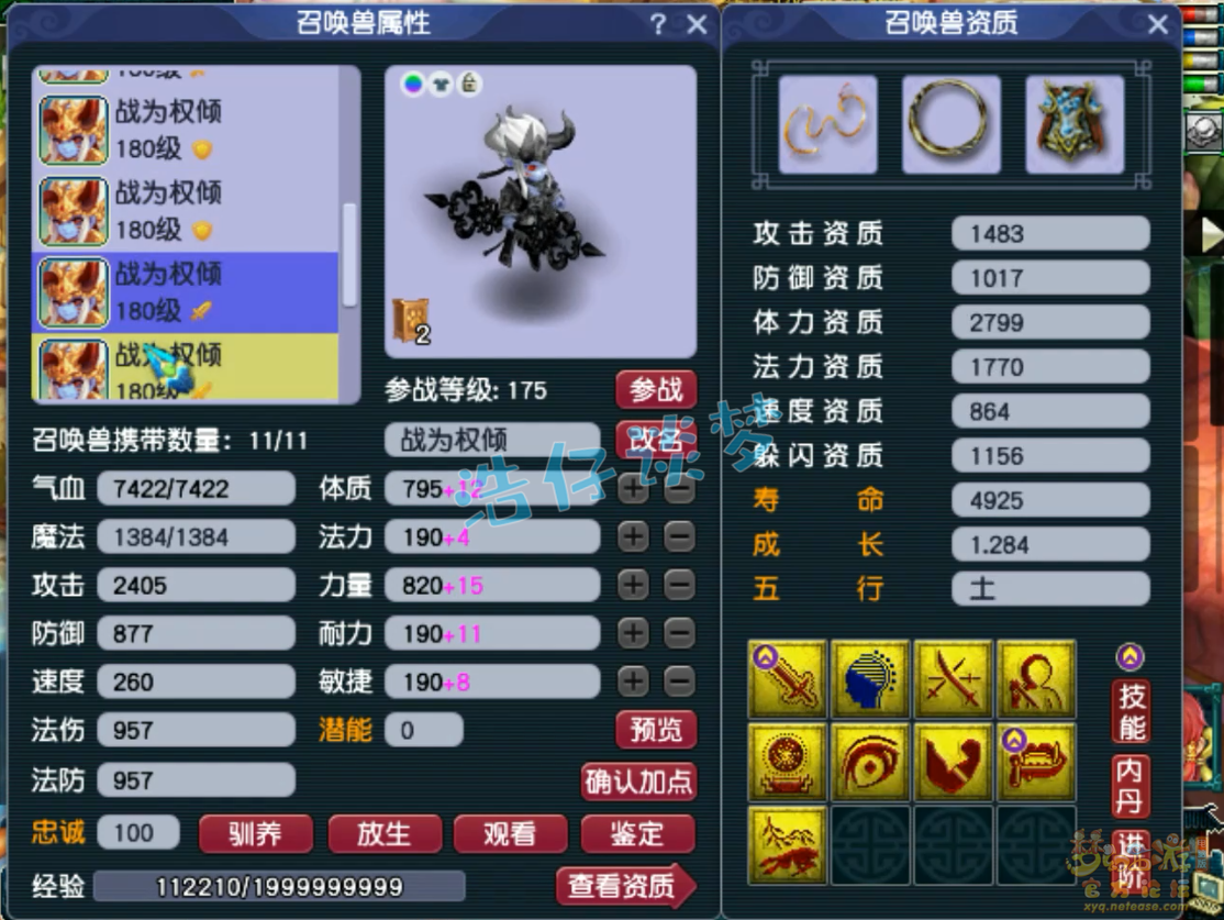 梦幻西游咒师175普陀山装备展示图