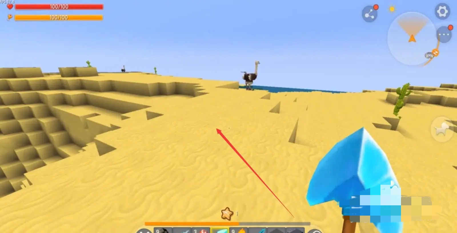 迷你世界沙漠宫殿在哪里