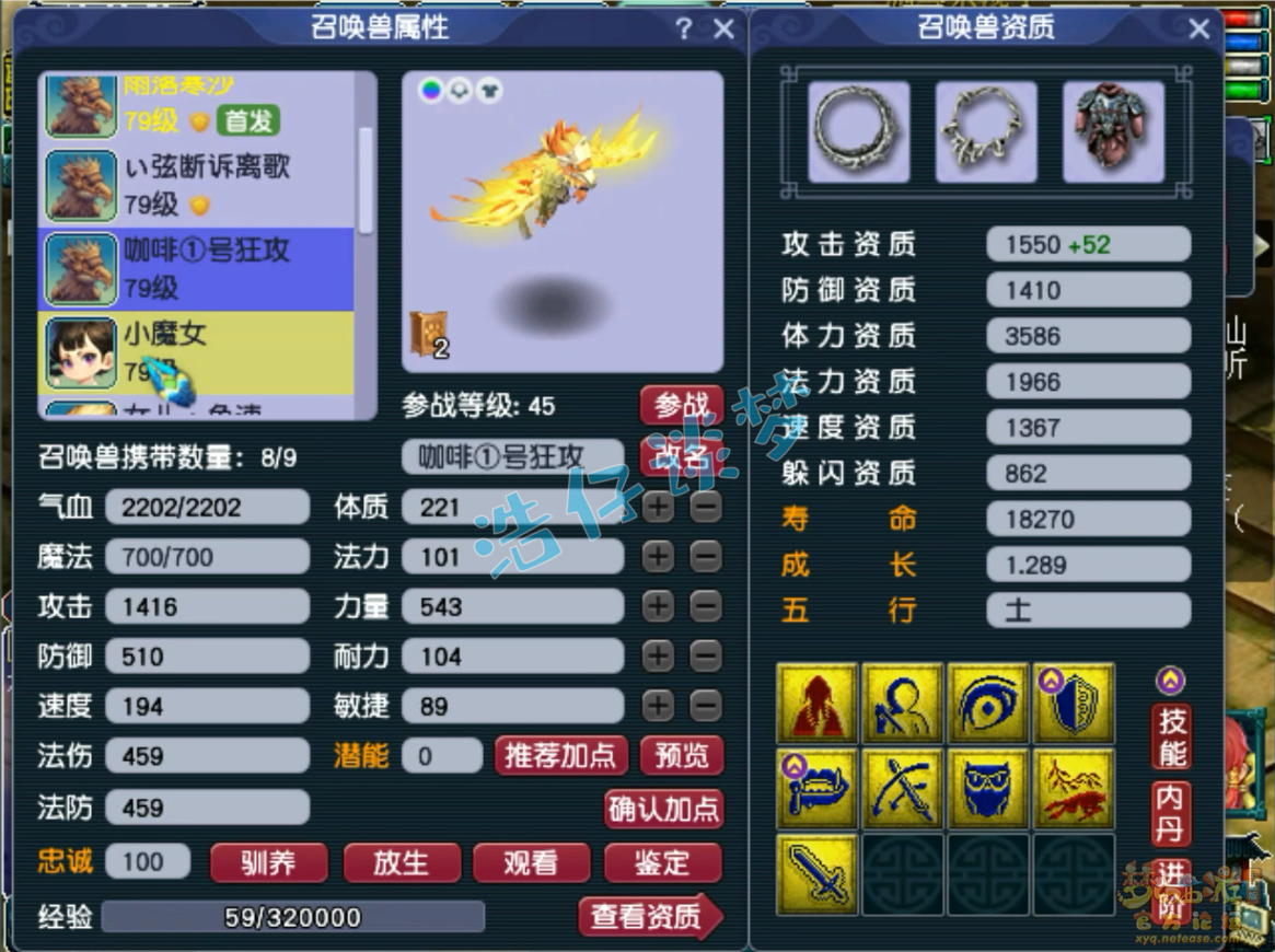 梦幻西游70女儿村装备展示图