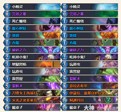 炉石传说CTTOtsunaFR裂解猪神术卡组代码分享