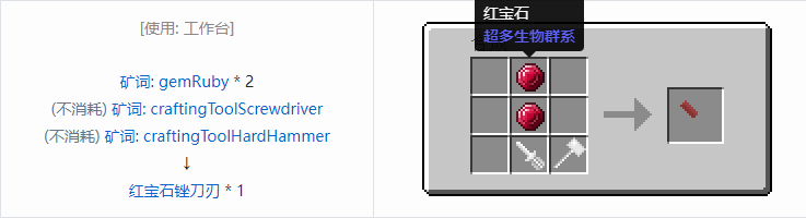 我的世界格雷科技社区版锉刀刃合成表大全
