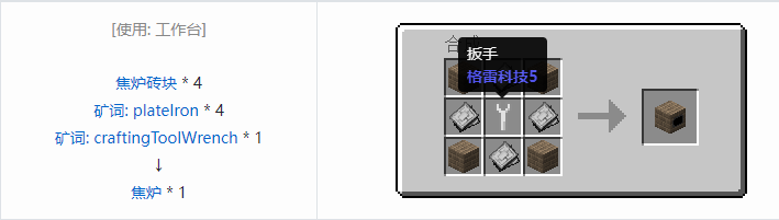 我的世界格雷科技社区版机器合成表大全