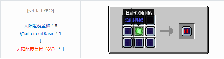 我的世界格雷科技社区版机器合成表大全