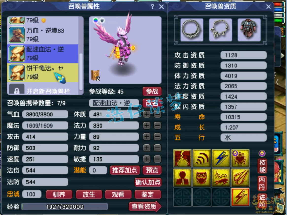 梦幻西游普陀山装备展示图70级