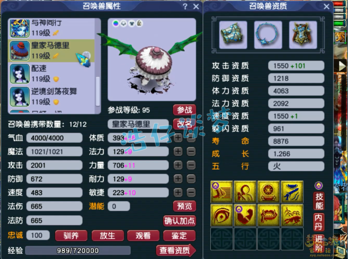 梦幻西游109级不磨凌波城装备展示图