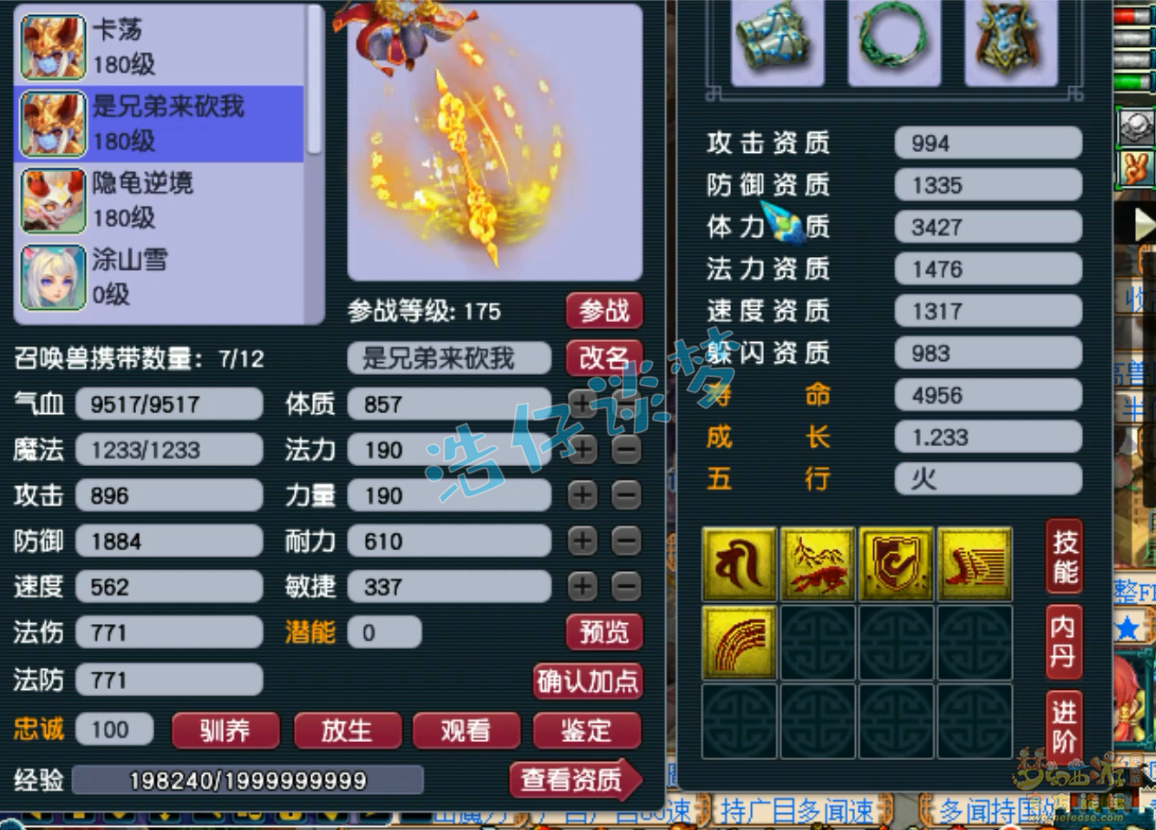 梦幻西游175级不磨龙宫装备展示图