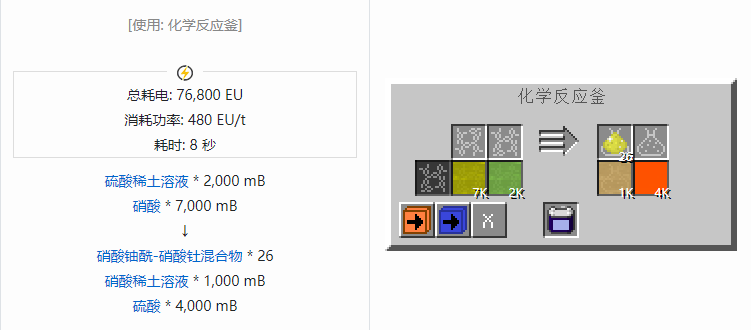 我的世界格雷科技社区版流体合成表大全