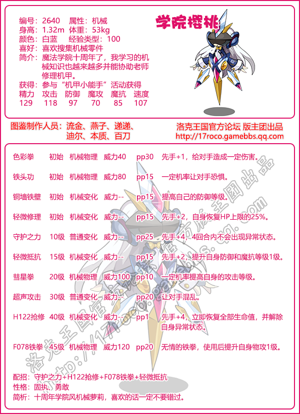 洛克王国学院精灵系列有多少只宠物2026