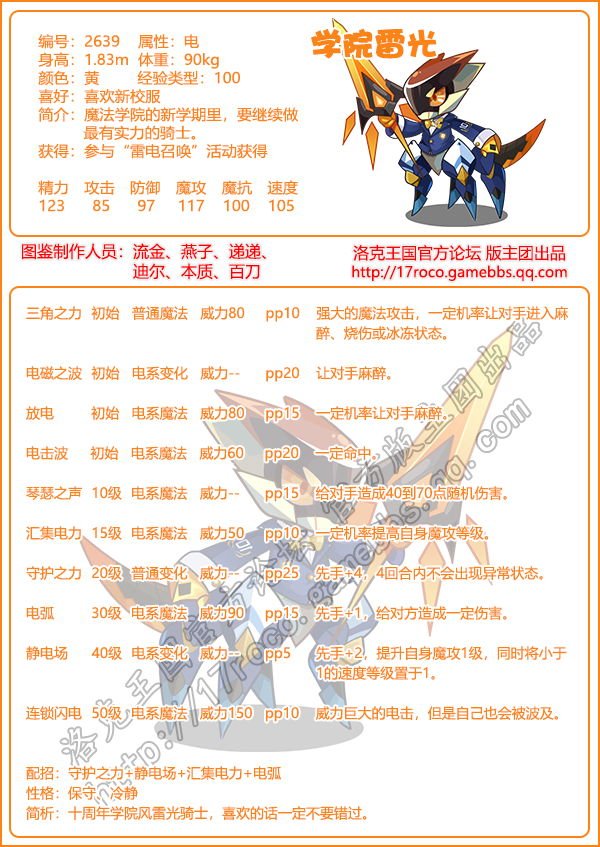 洛克王国学院精灵系列有多少只宠物2026