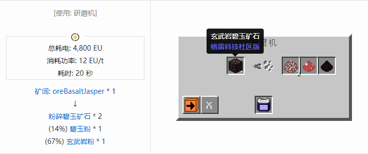 我的世界格雷科技社区版粉碎矿石合成表大全