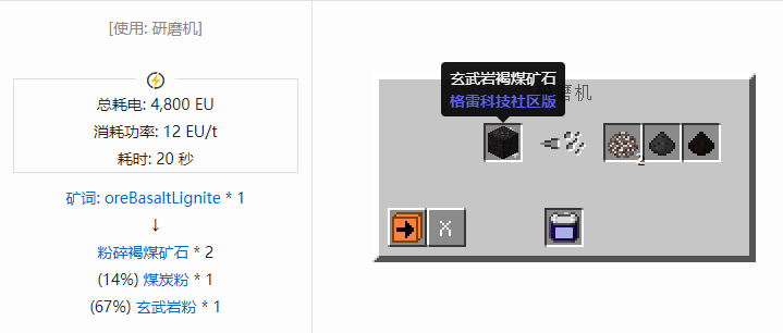 我的世界格雷科技社区版粉碎矿石合成表大全