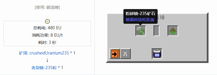 我的世界格雷科技社区版含杂粉合成表大全
