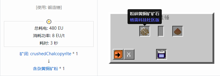 我的世界格雷科技社区版含杂粉合成表大全