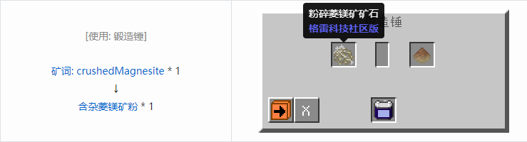 我的世界格雷科技社区版含杂粉合成表大全