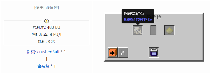 我的世界格雷科技社区版含杂粉合成表大全