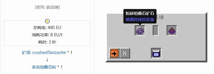 我的世界格雷科技社区版含杂粉合成表大全