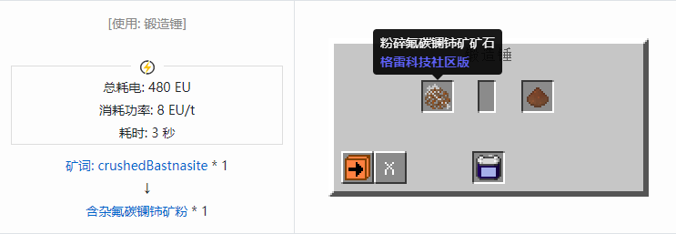 我的世界格雷科技社区版含杂粉合成表大全
