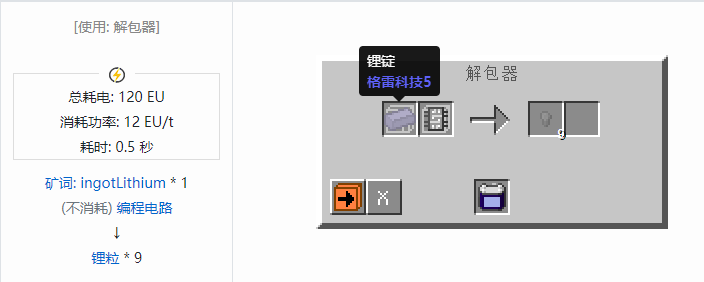 我的世界格雷科技社区版粒合成表大全